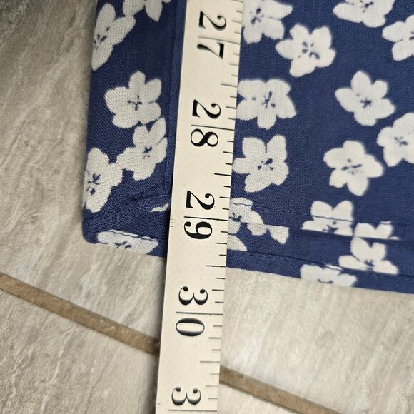 Roxy - Tropical Rhythm Beach Pants - Bijou Blue Floral Delight - MD - NWT - Picture 5 of 11